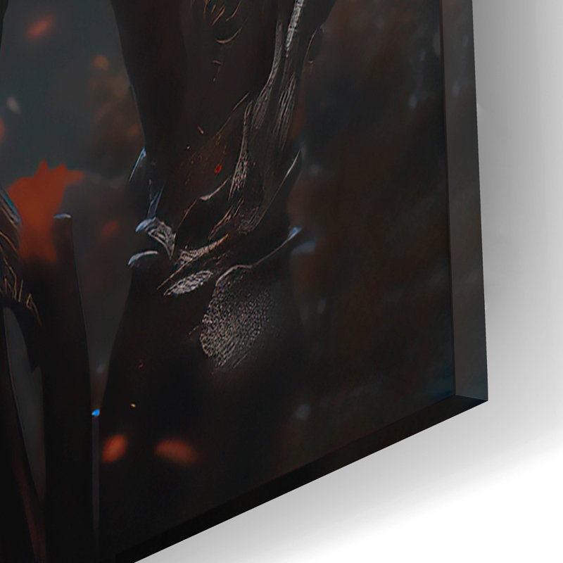  «Stags Silent Watch» par r3darch0n, art mural en verre acrylique, 24 po x 36 po, H 16 po x l 12 po x P 0,13 po
