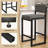 Comfortable Faux Leather  Dining Chair With Slightly Reclined Backrest And Straight Legs For Enhanced Support-1133755860