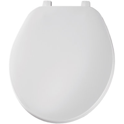 Siège de toilette rond en plastique