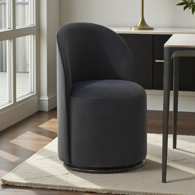 Upholstered Swivel Side Chair
