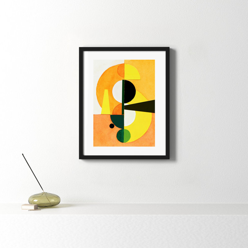 Composition Nr. 19 by Allison Rietta, 16" W x 20" H, Black