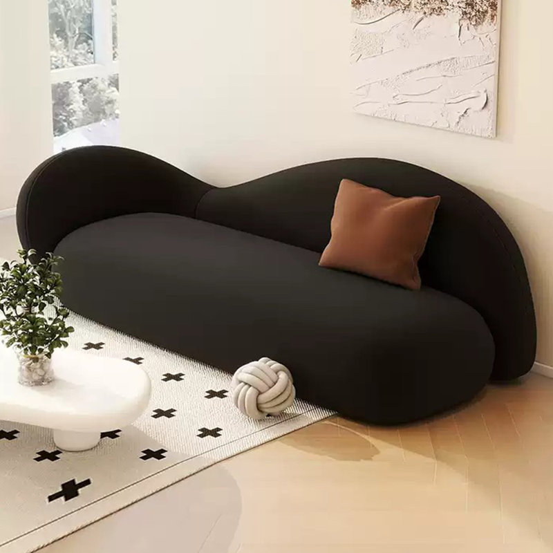 Méridiennes simples d'intérieur, coussin de siège épais, Accoudoir à gauche (vu de face)