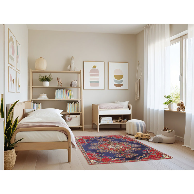 Lairgnen Oriental Indoor Rug, Rectangle 3' x 5'
