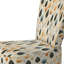 Modern Leaf Patterns - Chaise d'appoint rembourrée scandinave, chaise d'appoint bleue