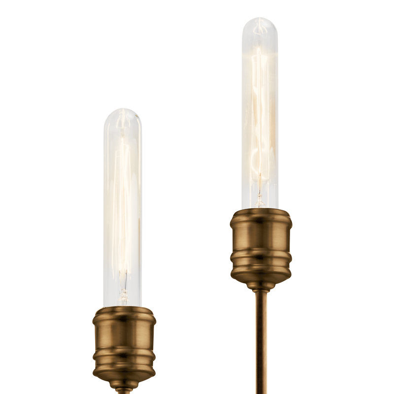 Applique murale à 2 lumières pour bougie, Bronze satiné