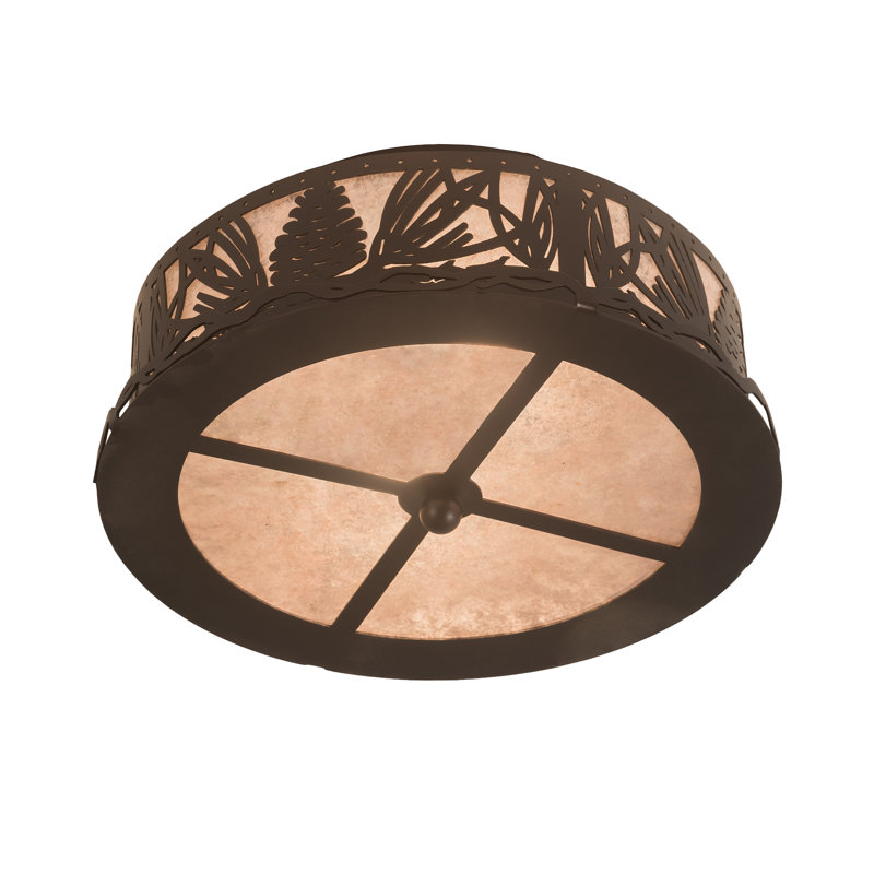 Wyncote Glass Semi Flush Mount