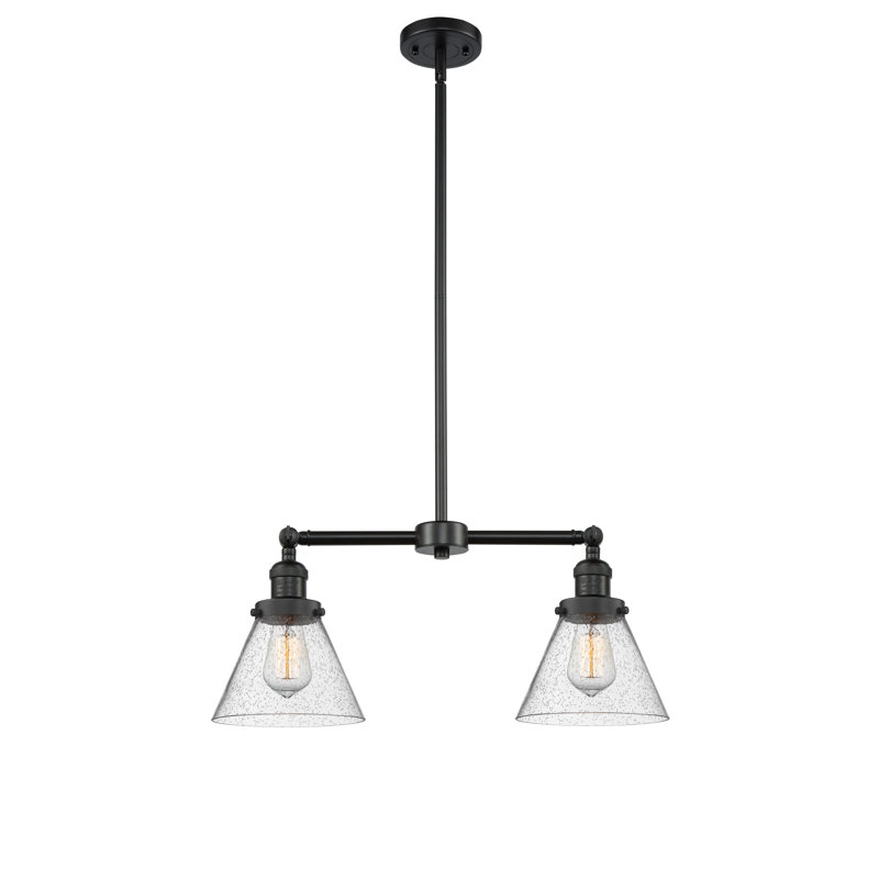 Callahan 2 - Light Kitchen Island Pendant, Seedy, No Bulb Included, Satin Gold