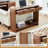 Mukades Fluted Console Table with Drawers-1945805395-1927357777