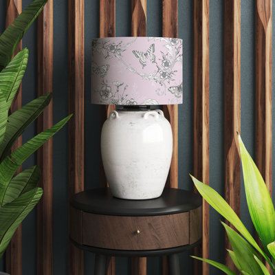 21 cm H Drum Cotton Lamp Shade ( Clip On )