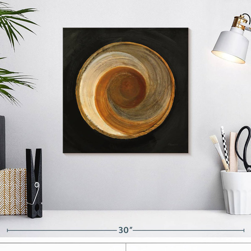 Woven Beauty I On Black, 16" H x 16" W