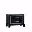 Table de chevet 2 tiroirs avec prises CA / USB