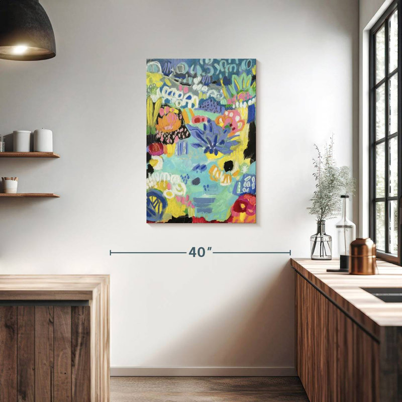 Avery Whimsical Pond III, 36" H x 24" W