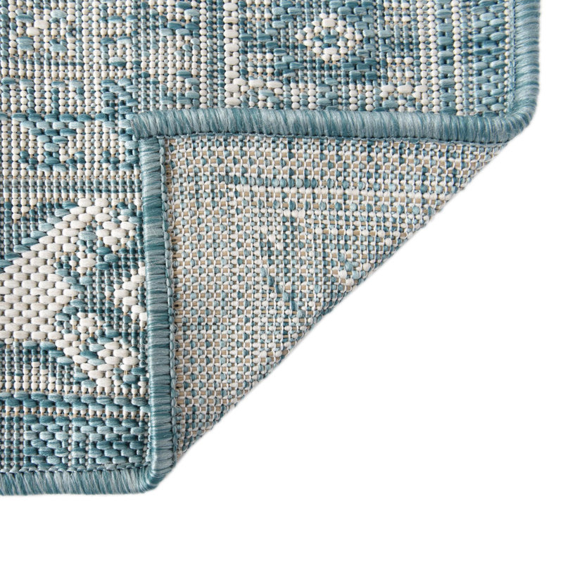 Danera Geometric Indoor / Outdoor Rug, Octagon 7'10" x 7'10"