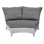 Bella Wicker Outdoor Sectional Wedge Chair