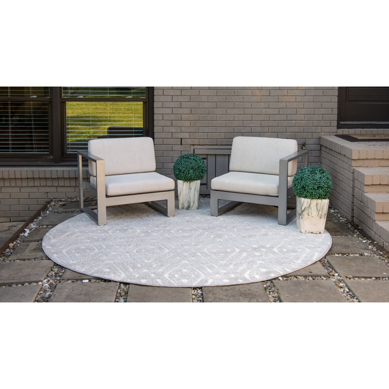 Sabrina Soto Ella Indoor/Outdoor Rug, Round 8'