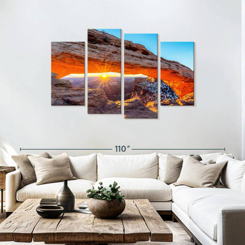 Lumière du soleil arquée Alvord Mesa