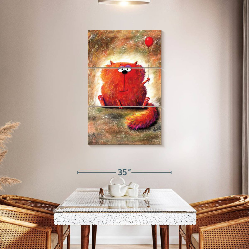 Brampt Fat Cat, 23" H x 14" W