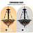 3 - Light Dimmable Geometric Chandelier