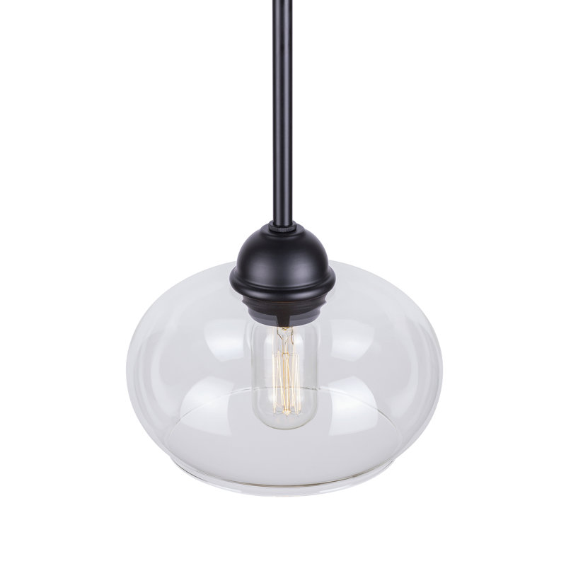 Hinrichs 1 - Light Matte Black Single Pendant