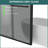 Double Sliding Glass Shower Door, 8mm Laminated Grey Glass, Matte Black Frame, Reversible Sliding, Water-tight Design, Weekly Maintenance 76" Tempered Seal, Streak- Cleaning