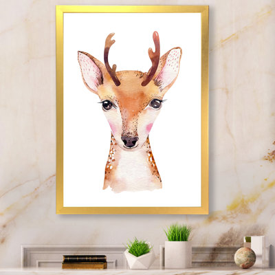 Mignon portrait d'antilope II - peinture