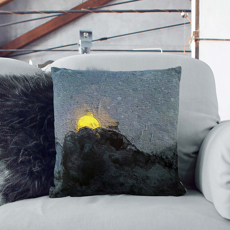 Square Throw Cushion, 40cm H x 40cm W x 15cm D