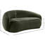 Causeuse en velours Emery-106275177