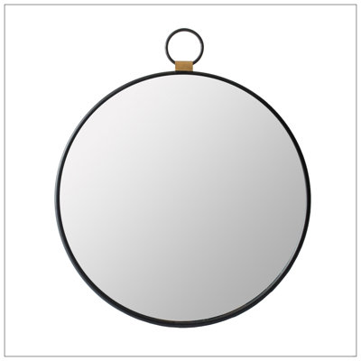 Wall Mirror With Frame, Contemporary Minimalist Accent Mirror For Living Room, Foyer, Entryway, Bedroom
