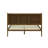Aisen Walnut King Solid Wood Panel Headboard Bed Frame-1760505448