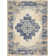 Burnie Oriental Blue/Ivory Area Rug