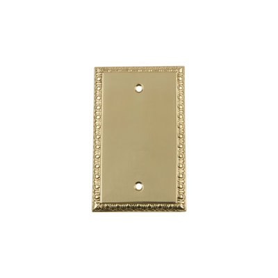 Egg and Dart Blank Wall Plate
