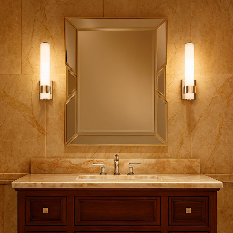 Aiden 13.5" Integrated LED Bath Vanity Wall Sconce, Chrome