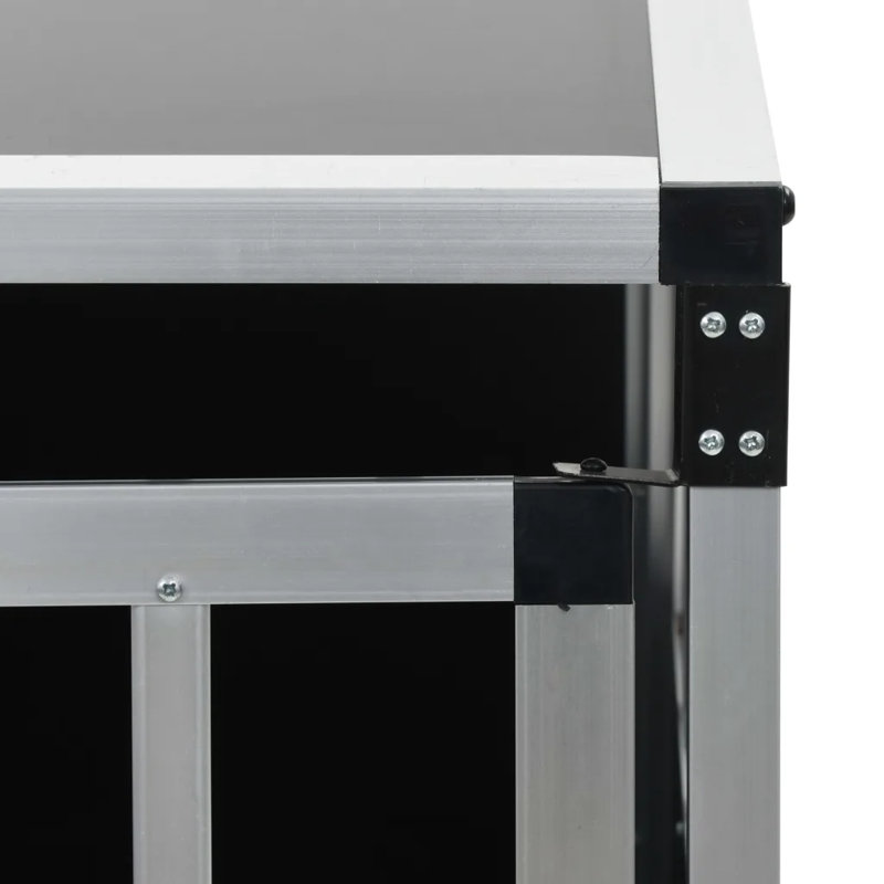 Ozzie Pet Crate with 2 Doors, 69.5cm H x 65cm W x 91cm L