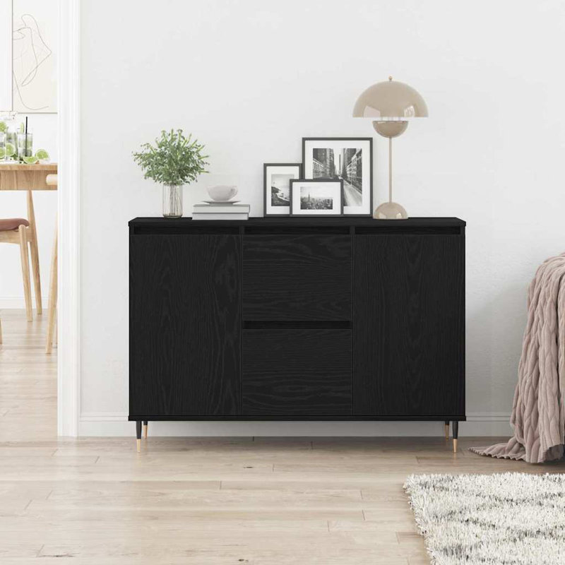 101.5cm Sideboard, Black Oak