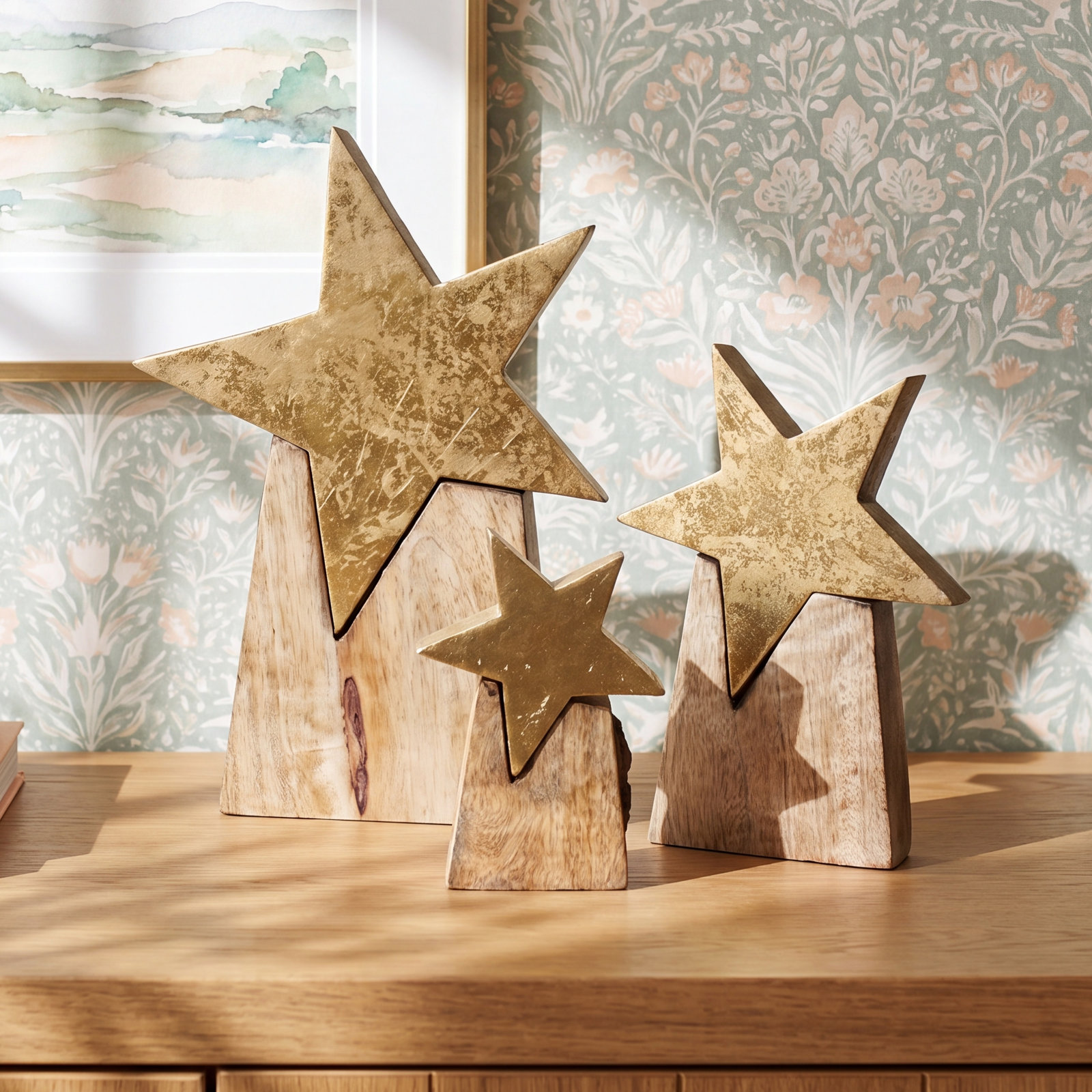 Wooden Star Figurine