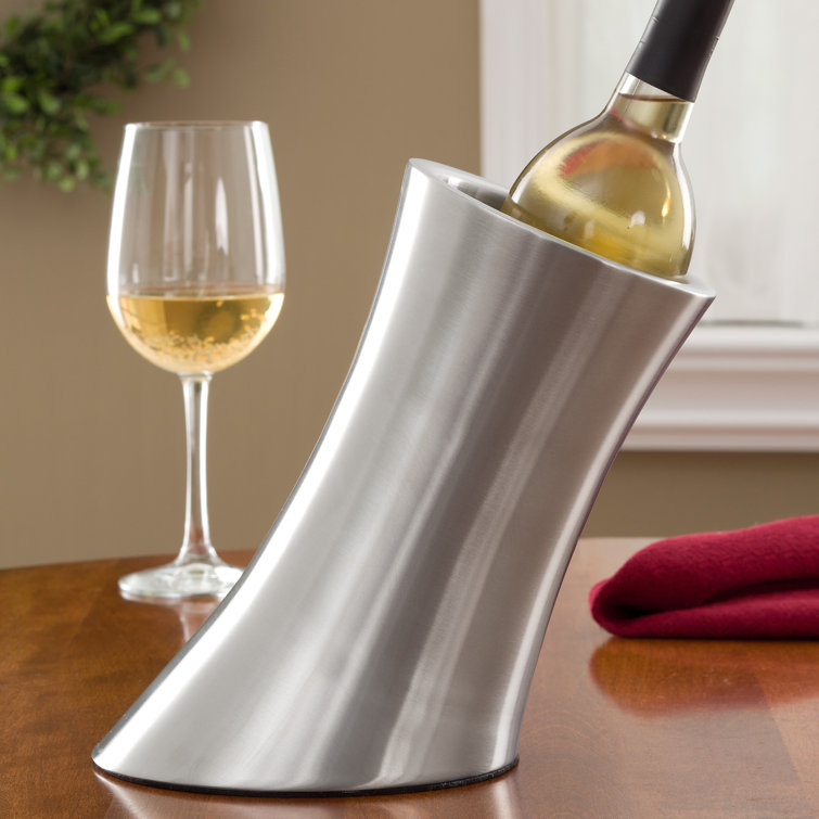 Wine Chiller Gold 3-bottle Wine Bucket - Perfect Wedding or Corporate Gifts  - Engraving Available