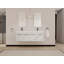 Meuble-lavabo mural 60 po avec lavabo, lavabo à double rebord épais en résine-1445001445-1445001446