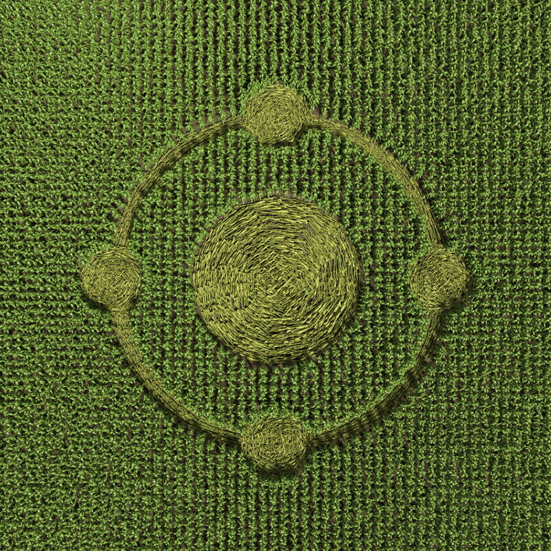 Crop Circle by Happiestsim - Wrapped Canvas Print, 51cm H x 51cm W x 3.8cm D