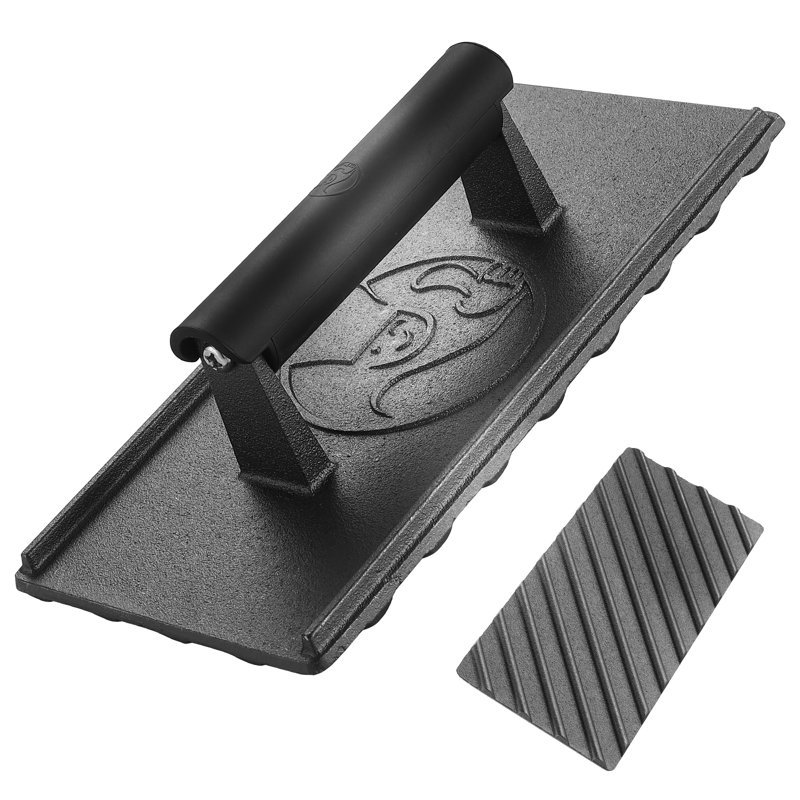 Gourmet Easy Non-stick Cast Iron Grill Press