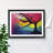 XH1022-7241X Pure Tree In Colour Abstract - Single Picture Frame Print-897658332-897658335