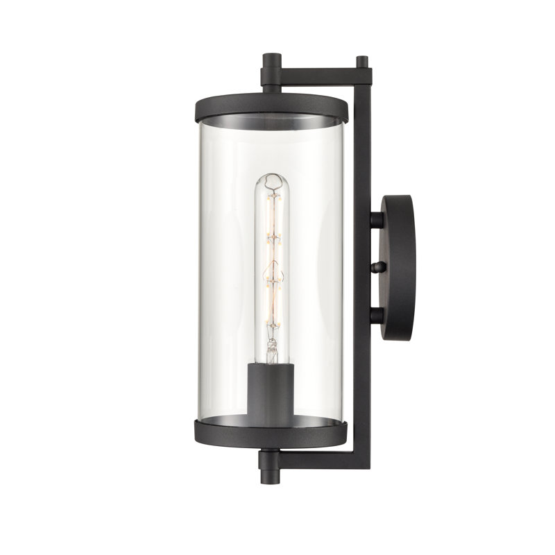Kaytlin 1 Light Outdoor Wall Sconce, 14" H x 5" W x 7.1" D