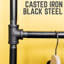 Halcyon 38.5'' 2-Tier Freestanding Industrial Pipe Clothes Rack