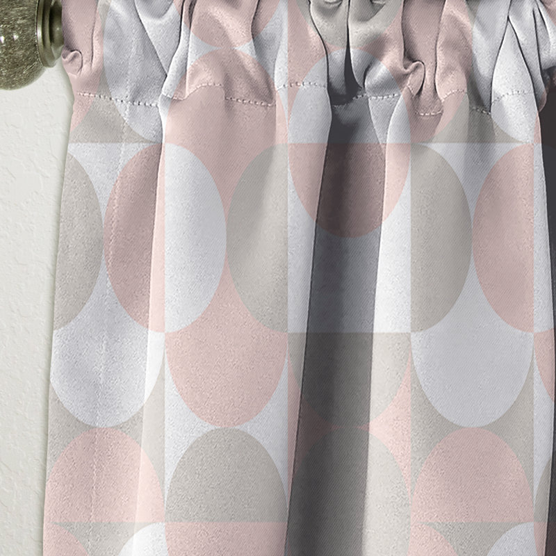 Rideau en lin / polyester, L 52 po x L 108 po