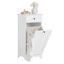 Lyonsdale Wood Cabinet Laundry Hamper with Handles-127269357