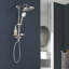 4 jets ronds de 9,76 po Système de douche à haute pression avec porte-savon (valve incluse)-111875562