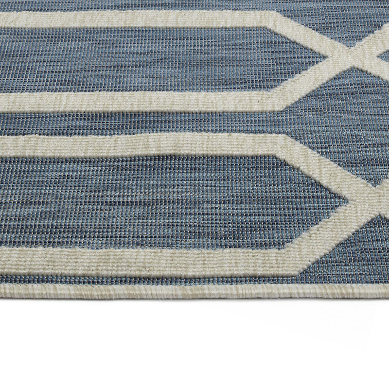 Contemporary, Transitional, Geometric, Textured, High-Low Cut & Loop Rectangle Area Rug
