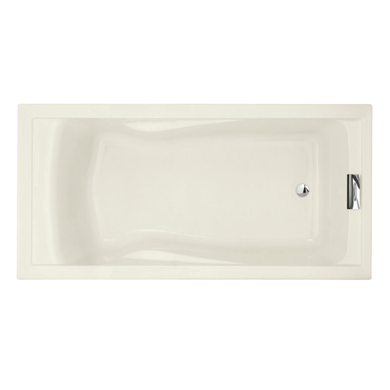 Evolution 72'' x 36'' Soaking Acrylic Bathtub, Linen