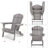 Wood Lounge Patio Chair For Garden Outdoor Wooden Folding Adirondack Chair Set Of 2 Solid Wood Lounge Patio Chair For Garden, Lawn, Backyard,-1907427543