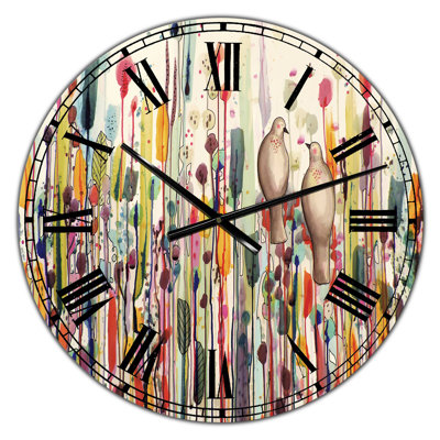 Horloge murale surdimensionnée L'un pour l'autre