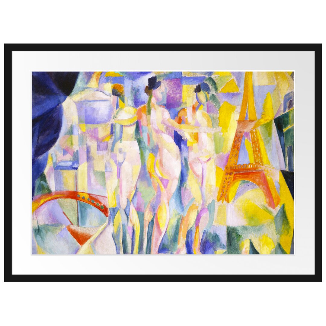 Gerahmter Kunstdruck The City of Paris von Robert Delaunay